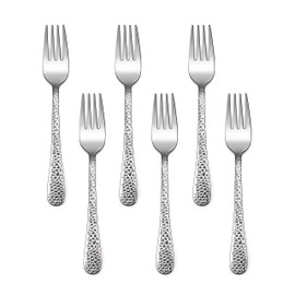 E-far Stainless Steel Toddler Forks, 6PCS for Kid Preschooler Children