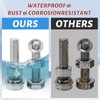 Fhioevt M6 Screws Nuts Set Hexagonal Screws M6 Stainless Steel