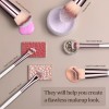 BS-MALL Makeup Brush Set 18 Pcs Premium Synthetic Foundation Powder