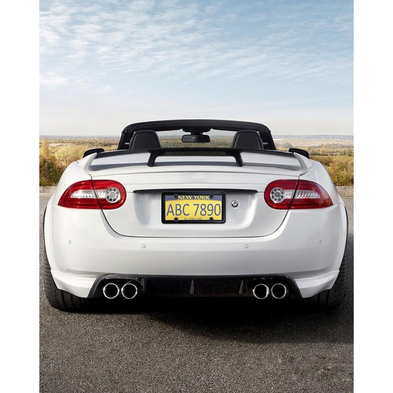 RCKJNJ License Plate Covers Frames- 2 Sets Car Plate Protectors,