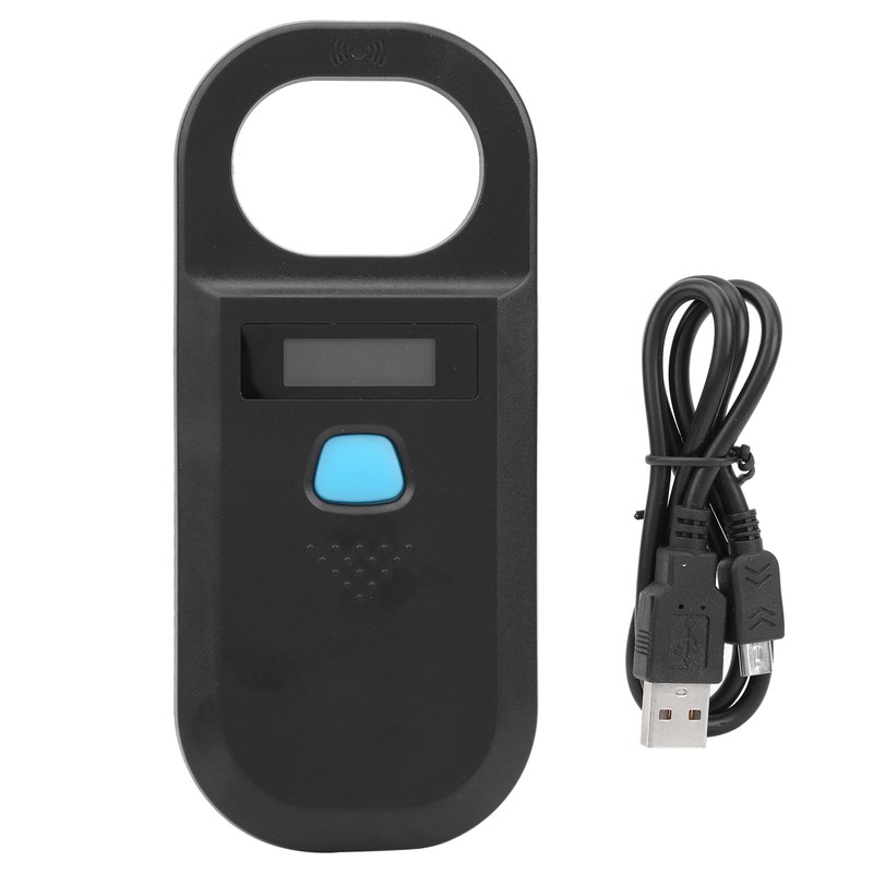 Rechargeable Handheld RFID Reader 134.2Khz 125Khz EMId FDX B ISO11784/85