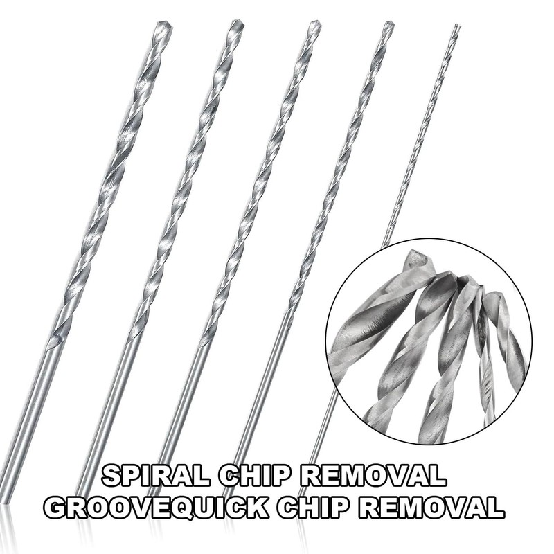 10PCS Long Wood Drill Bits, 150mm Extra Long Drill Bits