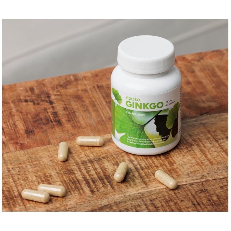 Ginkgo 240 mg | Ginkgo High Dose EDOSO | 60
