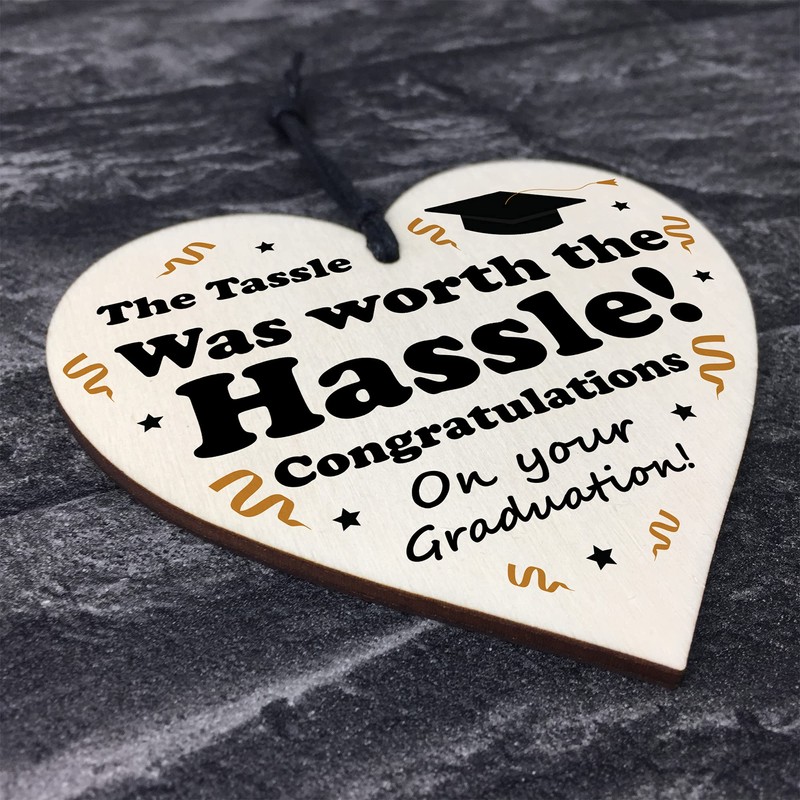 RED OCEAN Graduation Gift For Daughter Son Congratulations Gift Wood