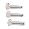 50Pcs Round Clevis Pins Flat Head 304 Stainless Steel Locating