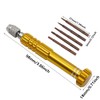 5-in-1 Multifunction Screwdriver with Five Screwdriver Head Slotted and Phillips