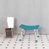 Bowery Hill 19" Adjustable Plastic Bath and Shower Stool in