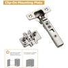 Furniware 6 Pieces Cabinet Hinges with Soft Close Cabinet Hinge
