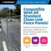 Sandbaggy Chain Link Fence Panel Base (Galvanized) - Temporary Fencing