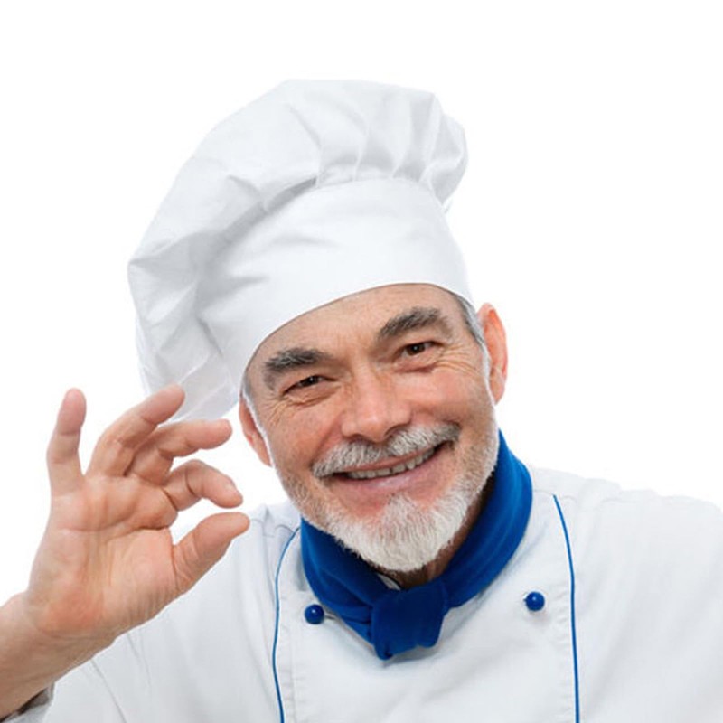 HoveBeaty Chef Hat Unisex Adult Mushroon Design Adjustable Kitchen Uniform