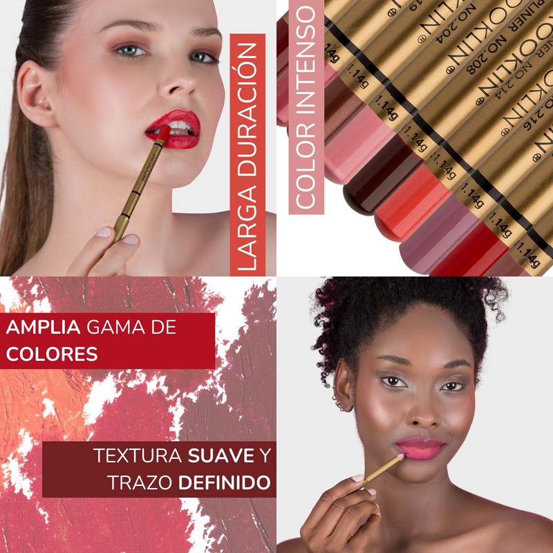 Lip Liner 228 Colour Fuchsia Waterproof Durable