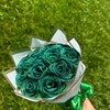 Eternal Satin Rose Bouquet Perfect Gift - Color: Kiwi, #