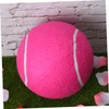 VICASKY 1pc Inflatable Tennis Ball Inflatable Ball Large Tennis Pink