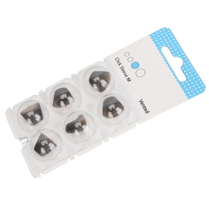 6pcs Silicone Click Sleeve Accessory Protect Ears Washable Sound Amplifier