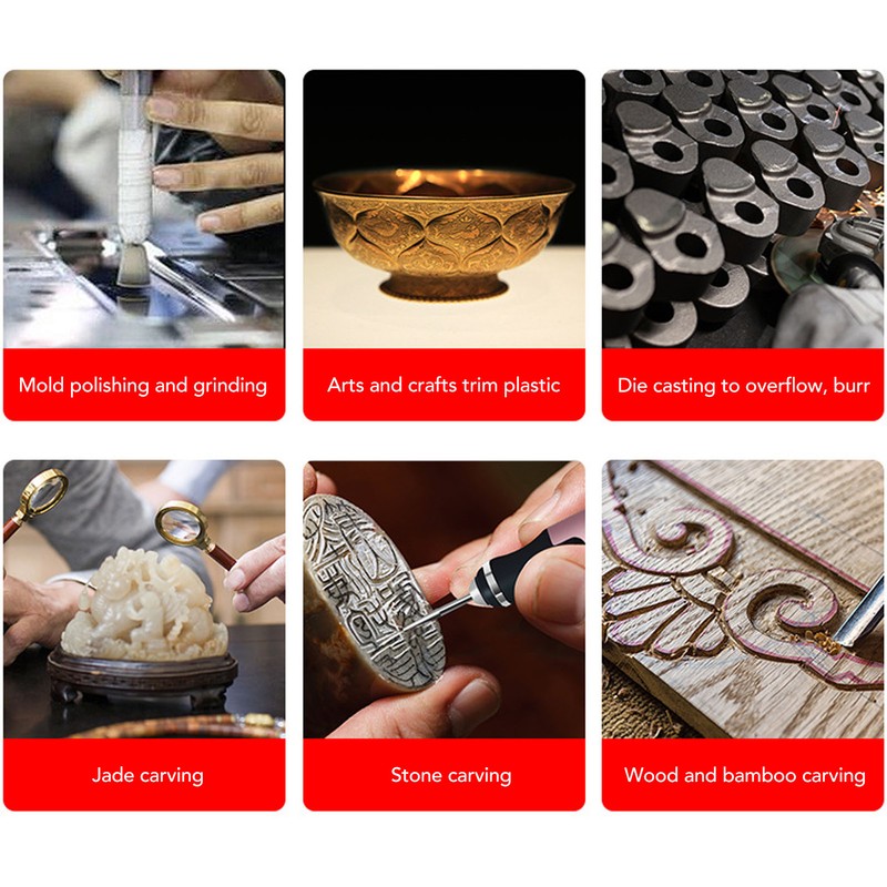 Electric Engraving Pen Aluminum Alloy Silver Mini Micro Engraver with