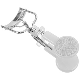Ciieeo Rizador de Pestañas Pequeño de Acero Inoxidable Brillo, Diseño de Boca Ancha para Rizos Duraderos, Herramienta Portátil para Maquillaje y Uso  
