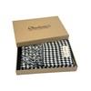 Classic Cashmere Feel Winter Scarf Super Soft Collection (black-withe Houndstooth)