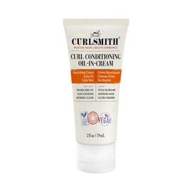 CURLSMITH - Curl Conditioning Oil in Cream - Vegan Leave in Conditioner for Curly and Coily Hair (2 fl oz) Trial or Travel Size