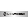 Seco No Smoking With Pictogram Sign, 190mm x 45mm -