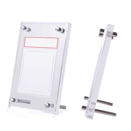 PSA Certification Compliant; UV Protection & Storage Effect: Clear Card Display Case - Perfect for Sun Protection & Long-term Storage! Compatible with Screw Down for Trading Card Collections