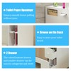 ILWorkTLs Narrow Bathroom Cabinet with Drawer,Slim Storage Cabinet, Toilet Side