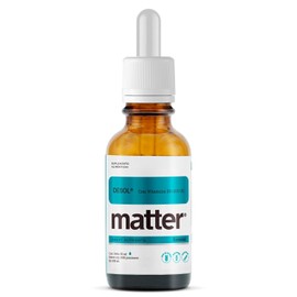 Matter Desol Vitamina D3 Colecalciferol en Gotas, Apoyo a la Absorción de Calcio, Bienestar Celular y Vitalidad Diaria, Sin Gluten, Sin Alérgenos, Frasco Gotero 52 ml