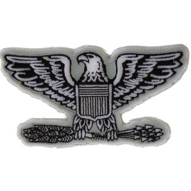 Ivamis Colonel Eagle Insignia Patch- 4x2.1 inch - P5772
