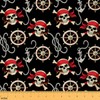 Feelyou Pirate Upholstery Fabric for Chairs, Ocean Marine Theme Anchor