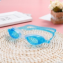 Anti-Fog Large Frame Waterproof Adult Swimming Goggles One Size/Gray 15ea