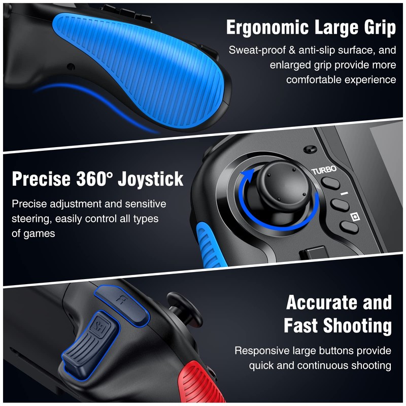 HASACOOL Switch Pro Controllers for Switch/OLED, One-Piece Switch Controller Replacement