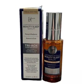 It Cosmetics Confidence In Your Beauty Sleep Pump Triple Antioxidant Serum 1. oz