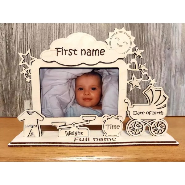 Undisclosed Personalized Baby Picture Frame
