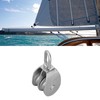 50mm/2.0in Marine Pulley Double Roller 400kg Loading 304 Stainless Steel