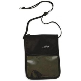 Tasmanian Tiger Neck Pouch - 28 x 14.5 x 1.5cm, Black