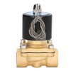 Electric Solenoid Valve Brass Structure Copper Coil 1 Way Flowing