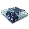 Exclusivo Mezcla Microfiber Boho Patchwork Pattern Quilted Throw Blanket for