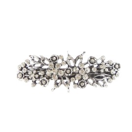 Glamour Girlz Ladies 8 cm Crystal Sparkly Flower Hair Slide