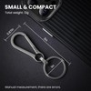 Titanium Carabiner Keychain Multi Functional Lightweight Outdoor Keychain Minimalist Key