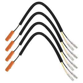 Be In Your Mind 4x Turn Signal Wiring Adapter Compatible with Kawasaki Plug Adapter Motorcycle Turn Signal Adapter Cable Approx. 22.5cm/8.86inch