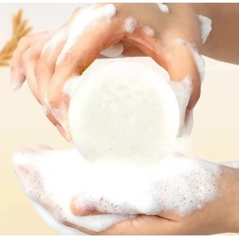 Shampoo En Barra Extracto De Arroz Limpieza Caspa Antifriz
