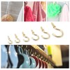 120Pcs 6 Sizes Metal Screw-in Ceiling Hooks Cup Hooks Kit,