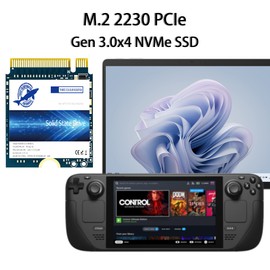 Dogfish SSD 512GB M.2 2230 NVMe PCIe Gen 3.0 x4 Internal Solid State Drive, Gaming SSD, Compatible with Steam Deck Surface Pro Ultrabook Laptop (M.2 2230 PCIe, 512GB)