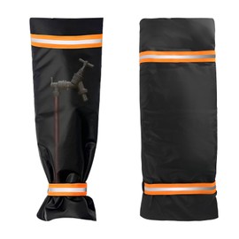 Outside Tap Covers with Double Reflective Strips, Outdoor Tap Covers, Faucet Antifreeze Cover, Faucet Covers for Winter, Frost Protection Cover for Tap for Winter Protection, Outdoor Tap