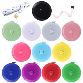 Tape Measure Body Measuring Tape, Retractable 60 Inch Soft Mini Measuring Tape, Small Sewing Fabric Tape Ruler for Cloth Waist Medical Nursing Craft(12 Pack)