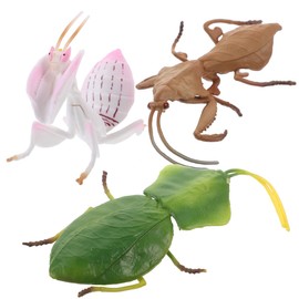 VICASKY 3pcs Mantis Eggs Toy Stuffed Animals Desktop Decor Plastic Playes Toys Realistic Simulation Model Small Decoration Animal Decorate Orchid Statue Child Kids Playset