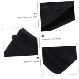 Healeved 6pcs Makeup Remover Gloves Face Cleaning Tool Soft Microfiber Gloves for Women Face Wash Travel