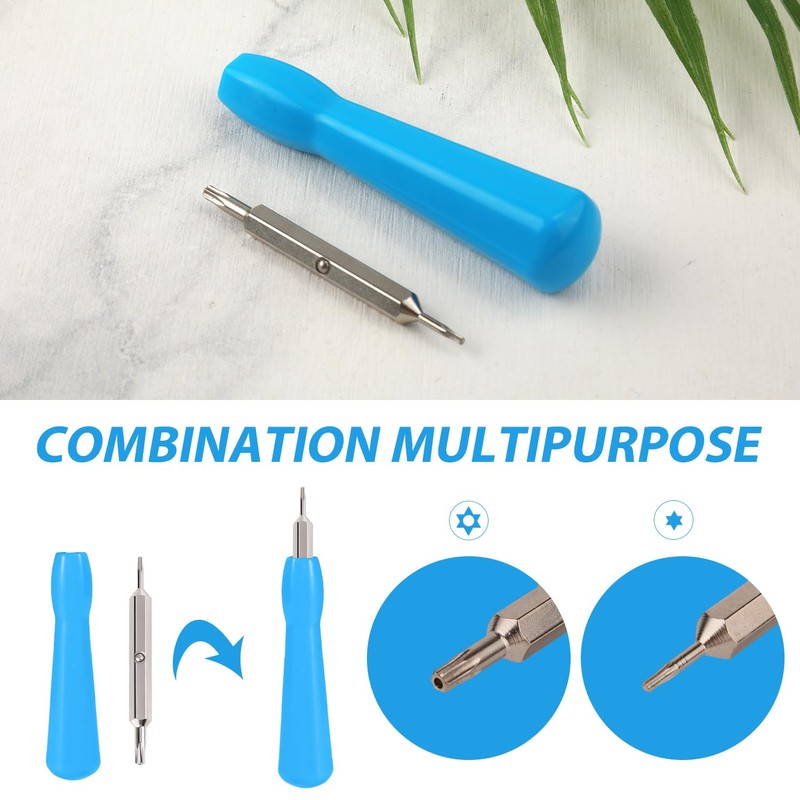 Video Doorbell Screwdriver, Double-Ended Screwdriver Bits with Handle, T6 and