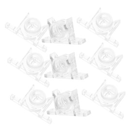 LALAFINA 20 Sets Transparent Cabinet Door Latches Drawer Front Clips Catch Mechanism for Easy Installation for Cabinet Front Mounting and Drawer Positioning