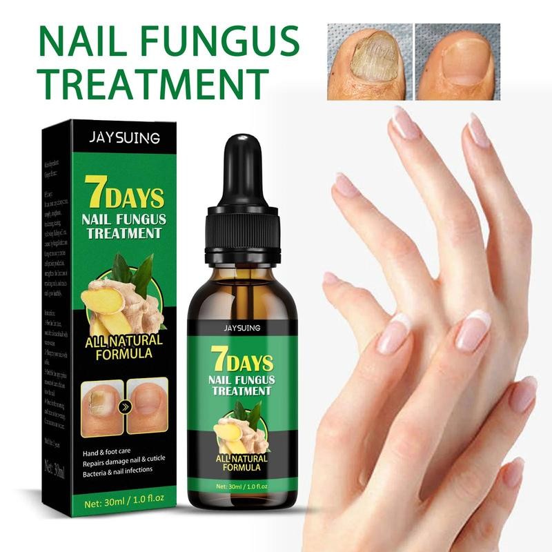JAYSUING Ginger Nail Care Liquid, Nail Nutrients, Repairs Damaged and