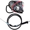 NICHE Carburetor Throttle Cable Kit For Suzuki Eiger 400 13200-38F2V